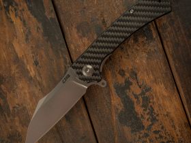 Складной нож CJRB Talla, сталь D2, рукоять карбон