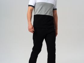 Джемпер трикотажный с воротником поло для мужчин