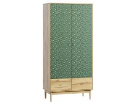 Распашной шкаф Тайрон 2-95x200 Атом