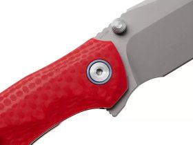 Складной нож Remette Cool Whale, сталь 14C28N, рукоять G10, красный