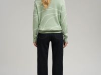 Легкий удлиненный джемпер с хлопком