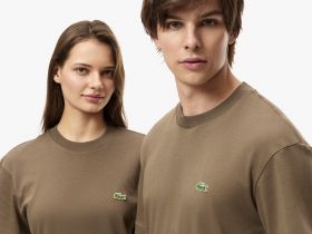 Футболка Lacoste унисекс из органического хлопка