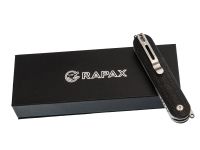 Складной нож Rapax Mimi, сталь VG-10, рукоять микарта, черный