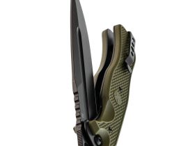 Складной нож Офицерский-С, сталь D2, рукоять пластик, зелёный