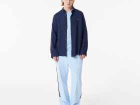 Мужская льнаная рубашка Lacoste
