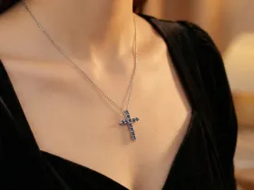 Подвеска из серебра с сапфирами э0602пд04170300