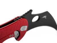 Складной нож LionSteel L.E.One, сталь Magnacut, рукоять алюминий, красный/черный