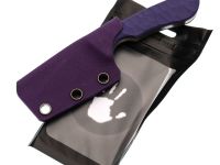 Фиксированный нож Exodus EDC Карма #3, сталь VG-10, рукоять G10, фиолетовый