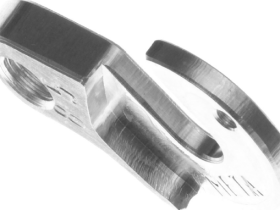 Держатель заднего переключателя "петух" Meta №85 фрезерованный (серебристый)