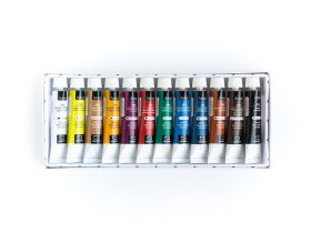 Набор масляных красок "Малевичъ" 12 цв*12 мл