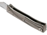 Складной нож LionSteel Thrill, сталь M390, рукоять Grey titanium