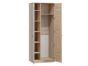Распашной шкаф Монмарт 2-80x210 Дуб Сонома