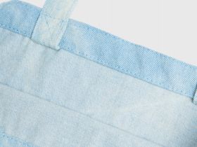 Сумка-шоппер из денима для девочек, Голубой