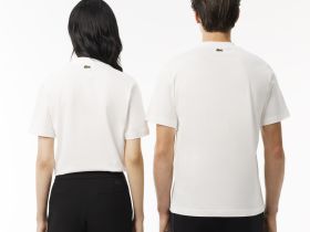 Хлопковая футболка Lacoste унисекс