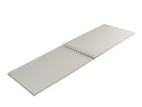 Скетчбук для акварели на спирали "Ладога" 40 л 200 г, 100 % целлюлоза, среднее зерно