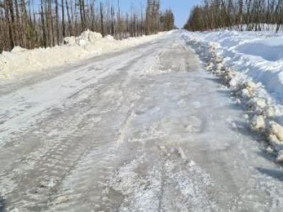 Убрали очередную наледь