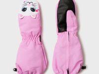 Варежки текстильные для девочек