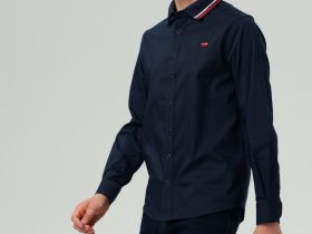 Сорочка текстильная для мальчиков (regular fit)