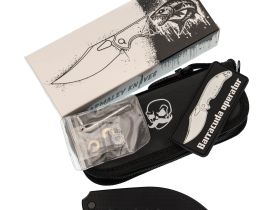 Нож Barmaley Knives Барракуда, сталь VG-10, рукоять G10, черный