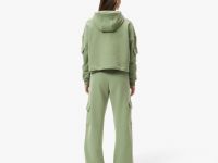 Женские хлопковые спортивные брюки Lacoste свободного кроя