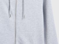 Базовая толстовка на молнии, Серый
