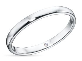 Обручальное кольцо из белого золота э4712кц05152000