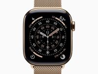 Смарт-часы Apple Watch Series 11 42mm Gold Titanium Case with Gold Milanese Loop