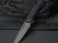 Нож складной Bestech Slyther, сталь 14C28N, рукоять G10, черный