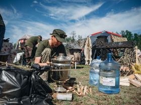 Фоторепортаж с фестиваля-конкурса «Полевая кухня» в Якутске