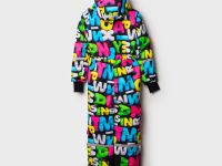 Комбинезон текстильный с полиуретановым покрытием для девочек