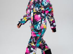 Комбинезон текстильный с полиуретановым покрытием для девочек