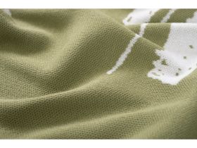 Плед Тут Рядом Теплое Сердце Зеленый 120x170