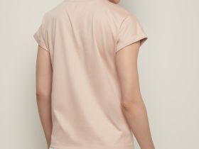 Футболка из мерсеризованного хлопка с принтом