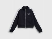 Толстовка на молнии для девочек, Черный