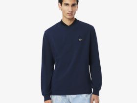 Мужской лонгслив Lacoste из хлопка