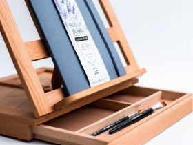 Мольберт настольный с выдвижным ящиком Малевичъ, МЛ-21