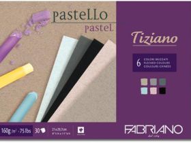 Бумага для пастели Fabriano "Тiziano" 21x29,7 см 160 г №19 синий