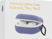 Чехол moonfish для Galaxy Buds FE | Buds2 Pro | Buds2 | Buds Pro | Buds Live лавандовый серый