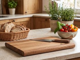 Доска разделочная Woodinhome CB001MON, дуб
