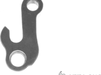 Держатель заднего переключателя "петух" Meta №175 фрезерованный (серебристый)