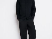 Рубашка из поплина, Черный