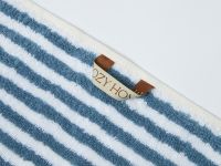 Полотенце махровое Узкая полоска/Striscia stretta, голубое