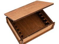Деревянная шкатулка для хранения 6 брусков, 150 мм