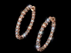 Серьги из красного золота э0212сг03210906