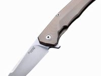 Нож складной LionSteel TRE BR BR, сталь M390, рукоять титан