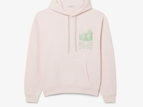 Мужской хлопковый свитшот Lacoste свободного кроя