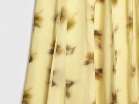 Платье из шифона с принтом, Желтый