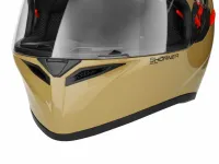 Шлем мото закрытый SHORNER FP908 бежевый