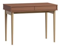 Письменный стол Эльси 100x55 Терракотовый/Натуральный