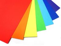 Бумага цветная Folia А4 300 г золотой металлик